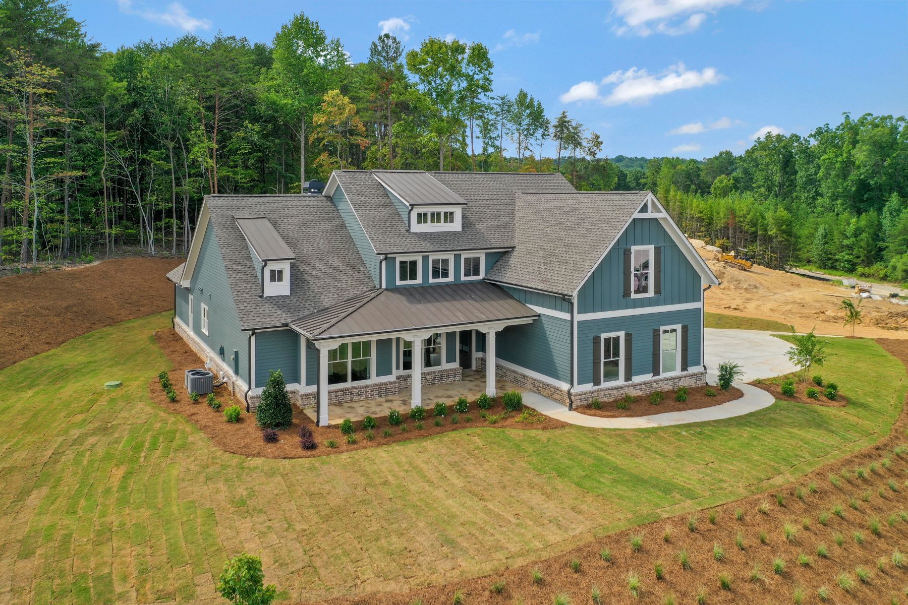 Luxury custom home with strong curb appeal in North Atlanta